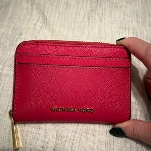 Adorable cute little pink Michael Kors wallet
